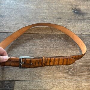 Martin dingman alligator grain‎ Italian calfskin